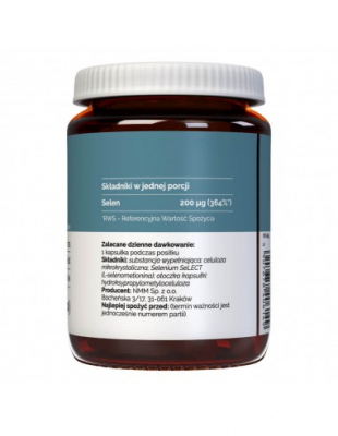 Selen organiczny 200mcg 120cap