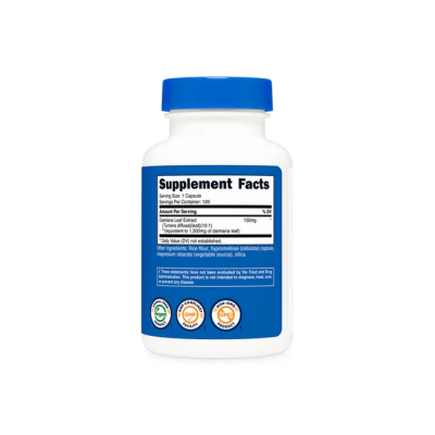 Damiana Leaf 1500mg 120cap