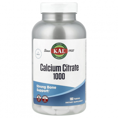 Calcium Citrate 1000mg 180ct