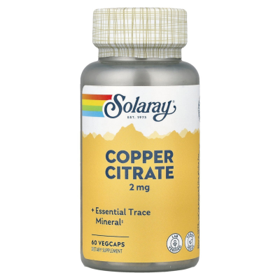 Copper Citrate 2 mg 60VegCaps