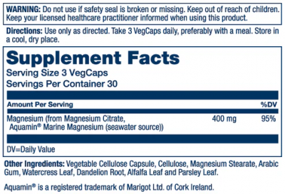 Magnesium Citrate 400mg 180tab