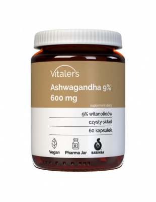 Ashwagandha 9% 600mg 60cap